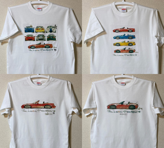 Roadster by Bow。Tシャツ白